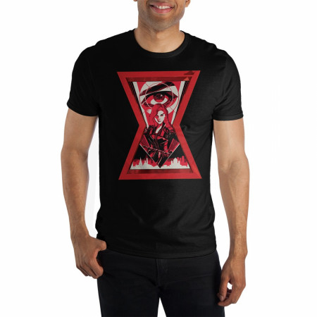 Marvel Studios Black Widow Movie Character in Symbol T-Shirt